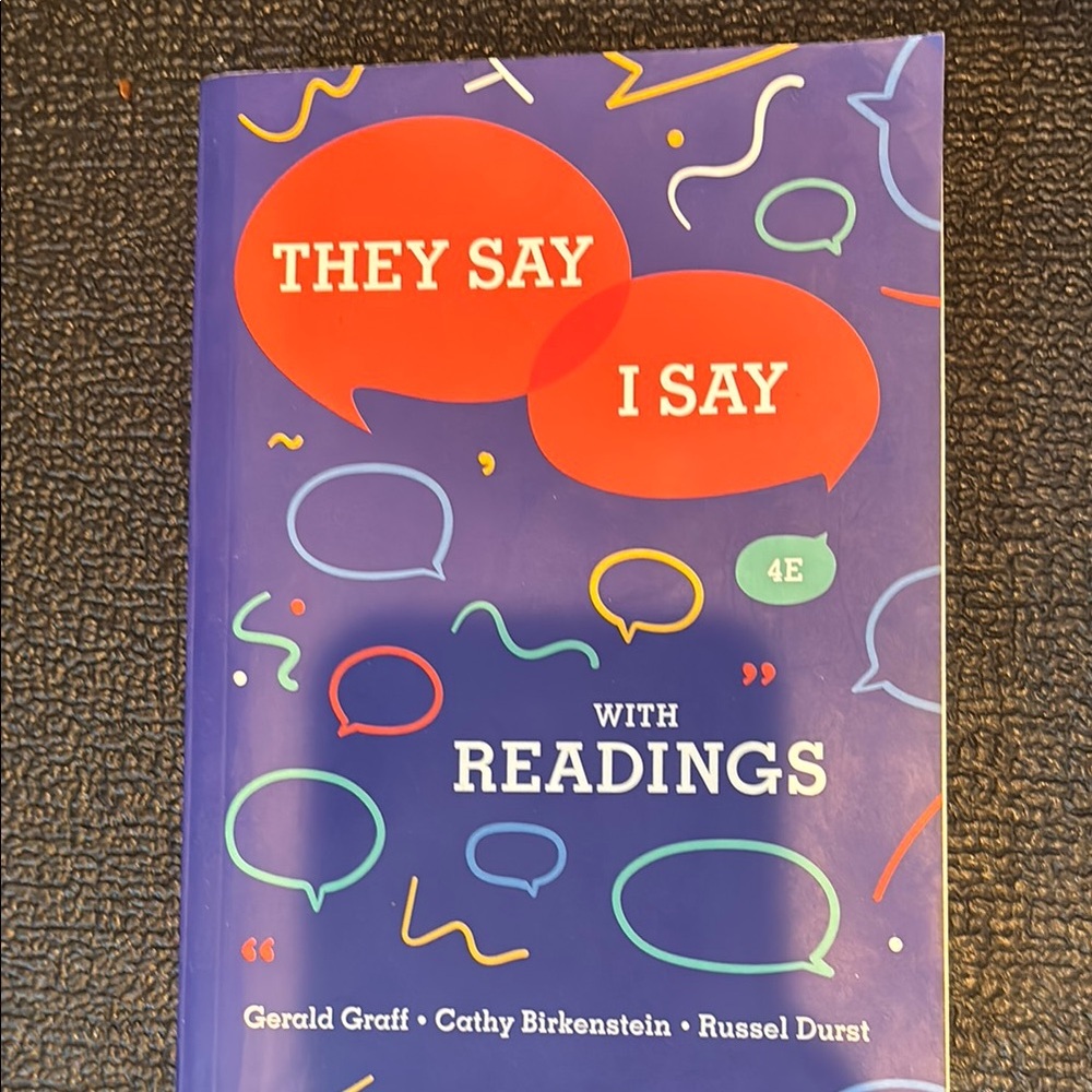 They Say I Say with Readings Book